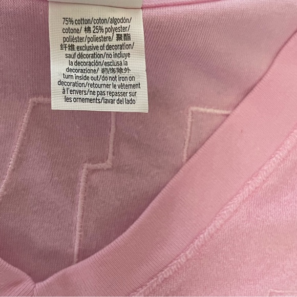 Victoria Secret Pink Varsity Beach Terry V Neck Top - Picture 10 of 13